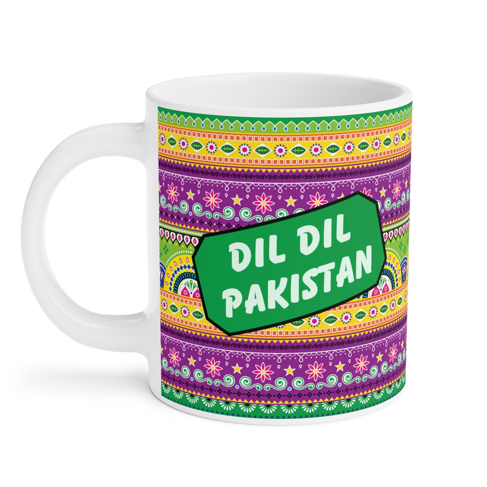 Dil Dil Pakistan Mug — Authentic Truck Art Patriot Gifts Canada