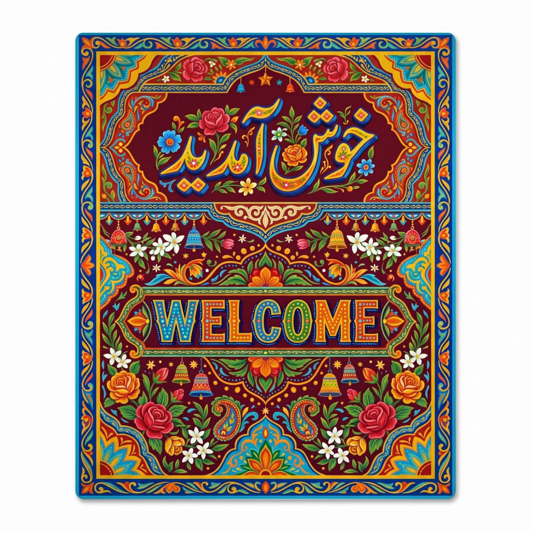 Khush Aamdeed Urdu Welcome Poster