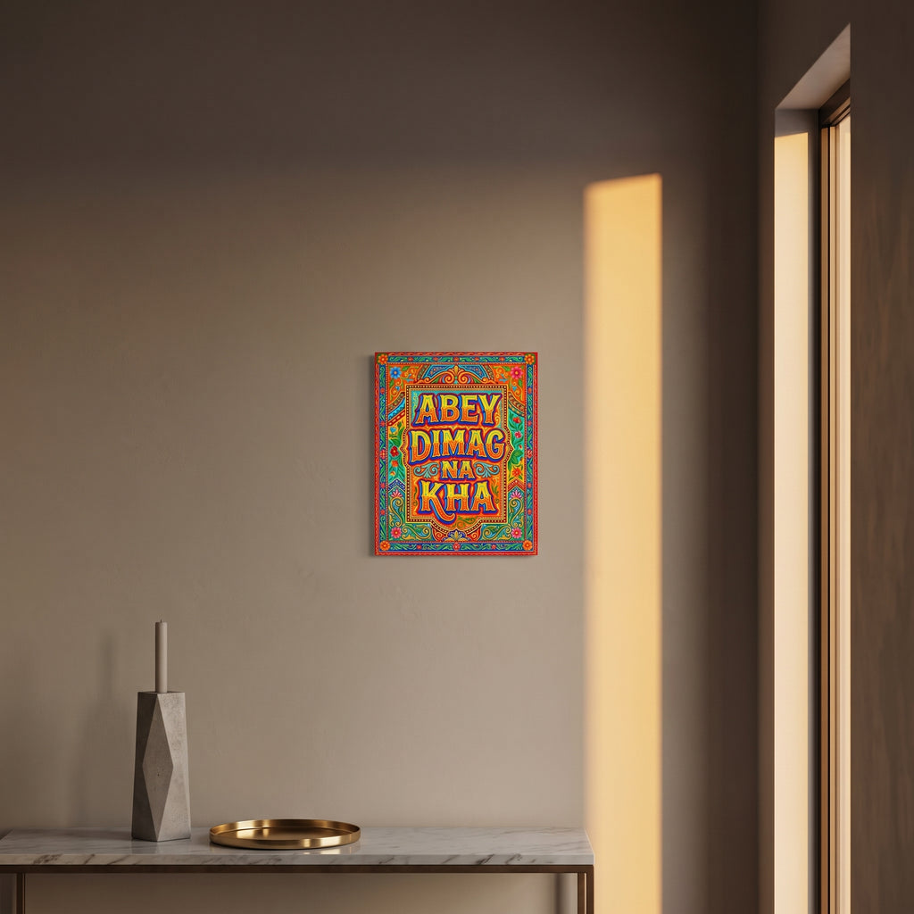 Abey Dimag Na Kha Funny Truck Art
